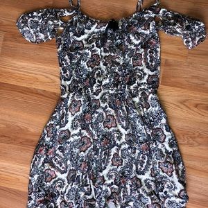 Boho off shoulder dress